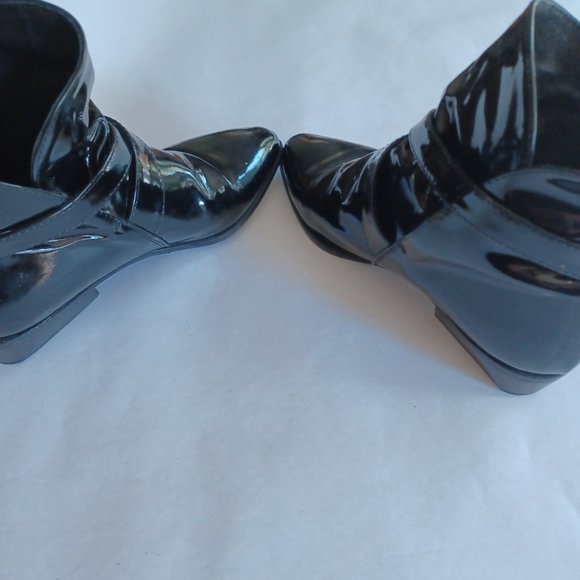 Patent Leather Boots, Nordstrom Made in Italy, Size 5 1/2 - Picture 5 of 7